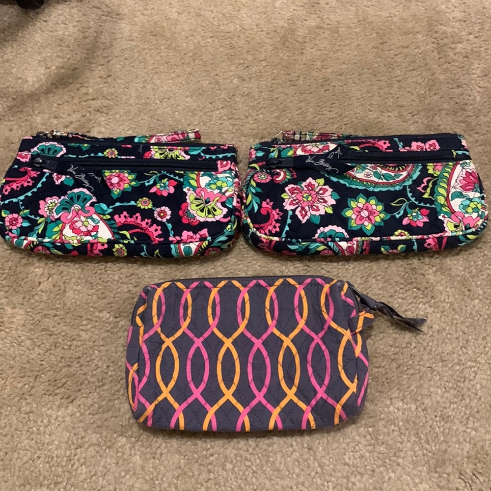 Vera Bradley Make Up Bag Bundle